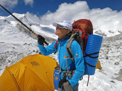 Cho Oyu 2016 / Jooo tam deme. Do prvního výškovýho tábora. Dost natěžko zase, bohužel.