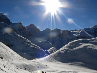 Trek kolem Annapurny 2018 / Cesta do sedla. Není na světě mnoho takových zábavných míst. Aspoň pro některé z nás. Ale všichni se kousli a šlo to.