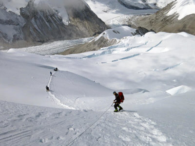 Cho Oyu 2016 / Mezi prvním a druhým výškovým táborem (cca 7200 m)